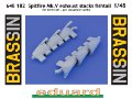 Spitfire Mk.V exhaust stacks fishtail 