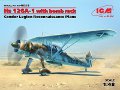 Henschel Hs 126A-1 with bomb racks 