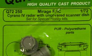 Mirage F.1C Cyrano Radar with uncovered scanner di