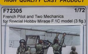French Pilot and Two Mechanics 