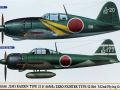 Mitsubishi J2M3 Raiden Type 21 & A6M5c Zero Fighter Type 52